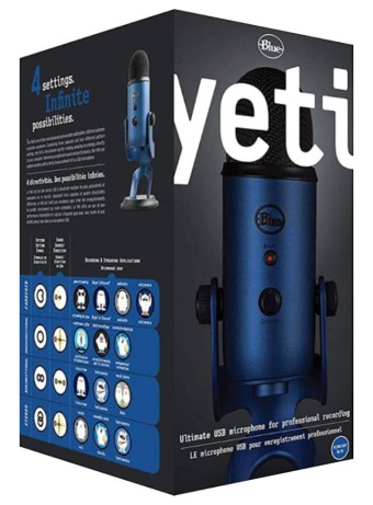  Blue Microfon Yeti Midnight Blue pentru PC