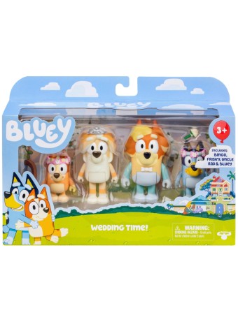 Figurina Joc Bluey 4pk Special Set Wedding 90268