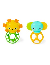 Bright Starts Oball Character Oball Teether 2pk (bs-16762) 
