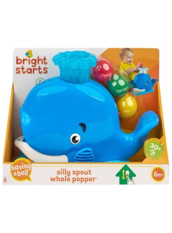 Animalut Bright Starts Silly Spout Whale Popper (10934)