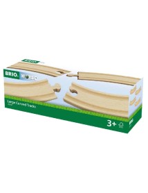 Brio - Large Curved Tracks (33342) 