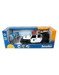 Bruder Jeep Wrangler Unlimited Rubicon Police Vehicle With Policeman (02526)