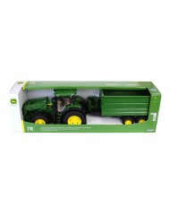 Bruder John Deere 7r 350 Frontloader & Tipping Trailer (br3155)