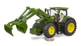  Bruder John Deere 7r 350 Frontloader & Tipping Trailer (br3155)