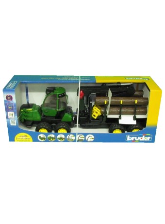  Bruder John Deere Forwarder Forestry Machine (02133)
