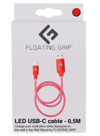  Cablu Controller Floating Grip 05m Led Usb C Red pentru PS5