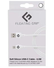 Cablu Controller Floating Grip 0,5m Silicone Usb C White