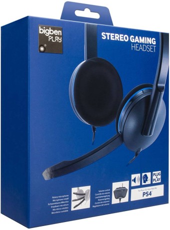 Casti Bigben De Gaming Cu Fir Negru Ps4 pentru PS4