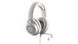  Casti Cu Fir Spartan Gear Medusa Alb/gri Pentru Pc/ps4/ps5/xbox One/xbox Series X/nsw pentru PS5 / PS4 / XBOX SERIES / Xbox One / Nintendo Switch / PC