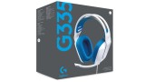  Casti Logitech G335 Wired White - Pc pentru PS5 / PS4 / XBOX SERIES / Xbox One / Nintendo Switch / PC