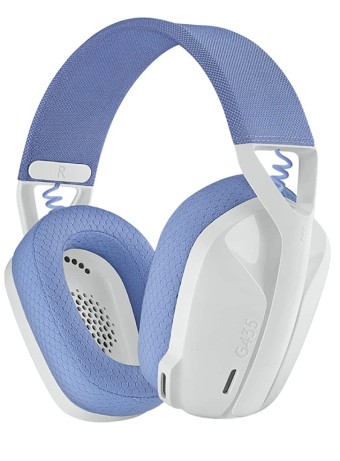  Casti Logitech G435 Lightspeed Wireless White - Pc pentru PS5 / PS4 / PC