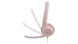  Casti Logitech H390 Wired Usb-a Rose - Pc pentru PC