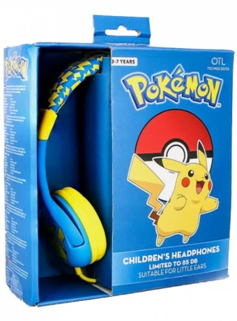  Casti Otl Pokemon Pikachu Albastru/galben pentru PS4 / Xbox One / Nintendo Switch / PC