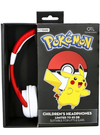  Casti Otl Pokemon Pokeball Rosu/alb pentru PS4 / Xbox One / Nintendo Switch / PC