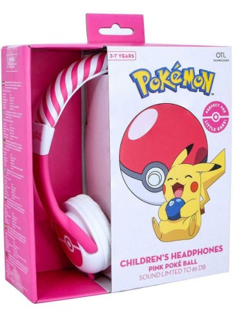  Casti Otl Pokemon Pokeball Roz pentru PS4 / Xbox One / Nintendo Switch / PC