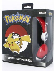 Casti Otl Pokemon Teen Ball Rosu/alb