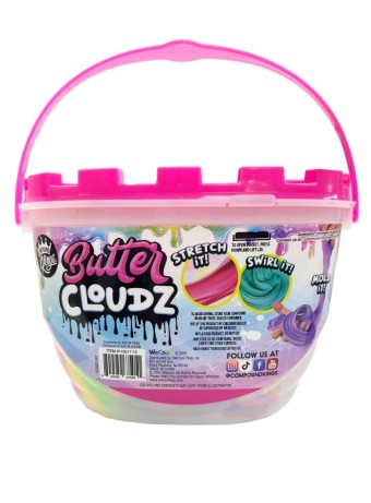 Plastilina Compound Kings Butter Cloudz 380g Rainbow Cotton Candy Non Scent (40269)