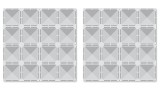  Connetix Base Plate Clear 2 Pieces (ct-C-00002-bp)