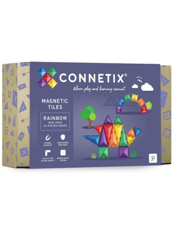  Connetix Rainbow Mini Pack 24 Pieces (ct-r-00024-MI)