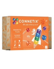 Connetix Rainbow Square Pack 42 Pieces (ct-r-00042-sq)
