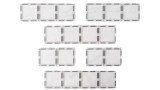  Connetix Rectangle Pack 12 Pieces Clear (ct-C-00012-re)
