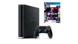 Consola PlayStation 4 Slim 500GB Jet Black F-Chassis + joc FIFA 21 pentru Playstation 4