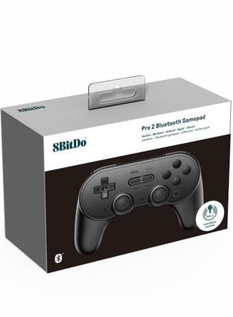  Controller 8bitdo Pro 2 Hall Ed Black pentru NSW / PC