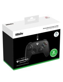 Controller 8bitdo Ultimate Wired Hall Ed Black 
