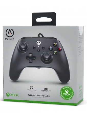  Controller Cu Cablu Powera Wired Black pentru XBOX SERIES