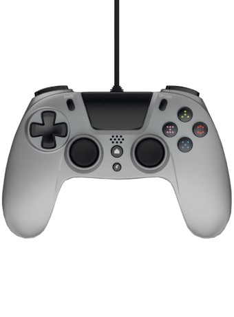  Controller Cu Fir Gioteck VX 4 Argintiu pentru PS4 / PC