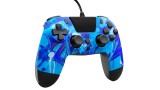  Controller Cu Fir Gioteck VX 4 Premium Albastru pentru PS4