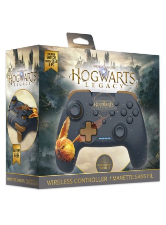  Controller Harry Potter Wireless Hogwarts Legacy Golden Snitch pentru NSW