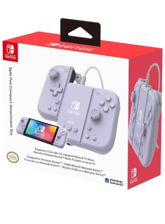  Controller Hori Split Pad Compact Attachment Lavender pentru NSW