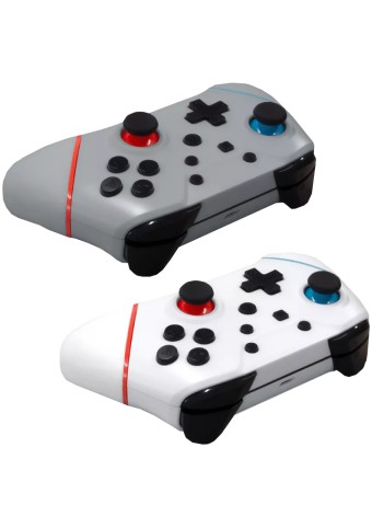  Controller Hyperkin Nuchamp Wireless Oled 2in1 Pack Whitewizard Silver pentru NSW