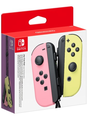 Controller Joy Con Pair Pink & Yellow pentru NSW