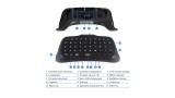  Controller Keyboard Blue Blacklit pentru PS4