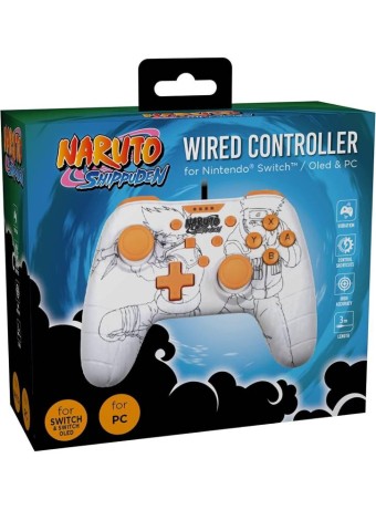  Controller Konix Naruto Wired White pentru NSW / PC