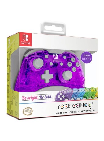  Controller Pdp Rock Candy Mini Cosmoberry Mov pentru NSW