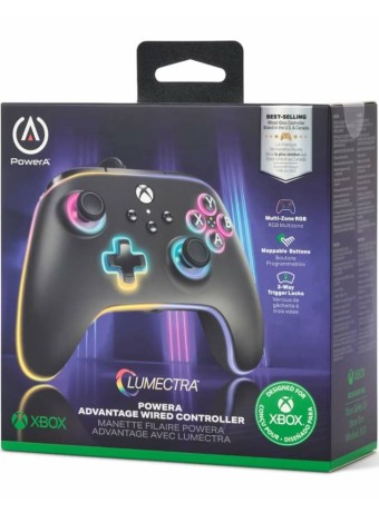  Controller Powera Advantage Wired M Lumectra Black pentru XBOX SERIES / Xbox One / PC