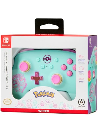  Controller Powera Enhanced Wired Pokemon Sweet Friends pentru NSW