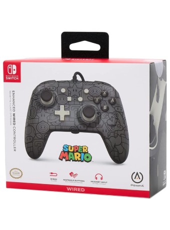  Controller Powera Enhanced Wired Power Up Mario pentru NSW