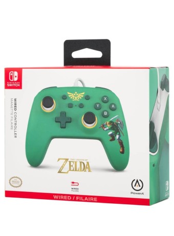  Controller Powera Wired Hyrule Defender pentru NSW