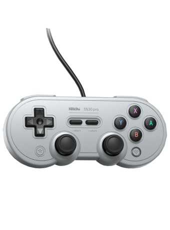  Controller Usb 8bitdo Sn30 Pro Gri pentru NSW / PC