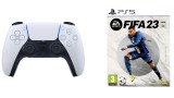  Controller Wireless Alb + Fifa 23 Cod + Bundle Vouche pentru PS5