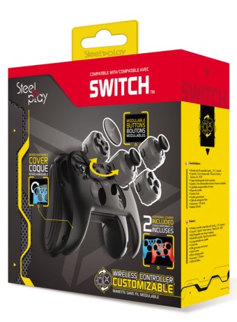  Controller Wireless Steelplay Butoane Interschimbabile pentru NSW