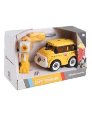 Contruck R/C Diy With Sound School Bus (520563)