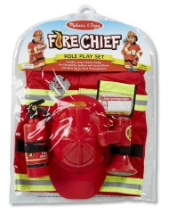 Costum Melissa & Doug Role Play Set Fire Chief (14834)
