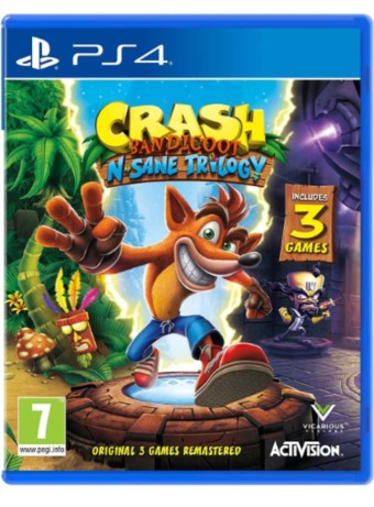 Joc Crash Bandicoot N. Sane Trilogy pentru PS4
