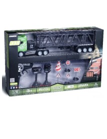 Crazon Truck R/C W. Hanger & Signs 1:16 2.4ghz, Green (534662) 