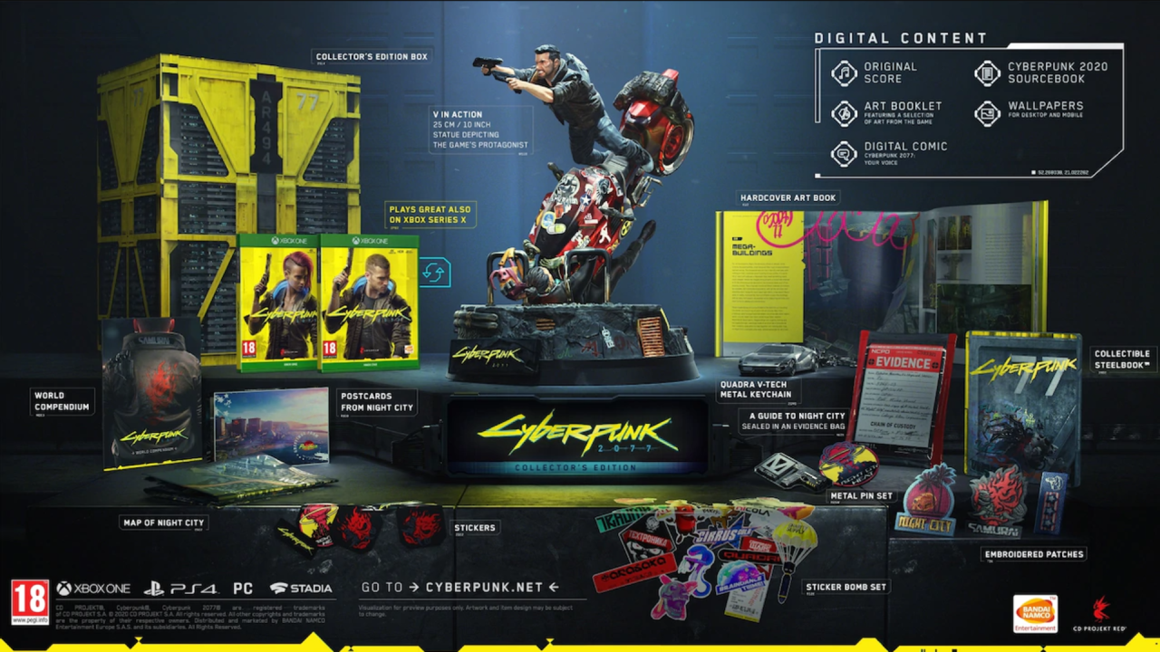 Joc Cyberpunk 2077 Collectors Edition pentru Xbox One